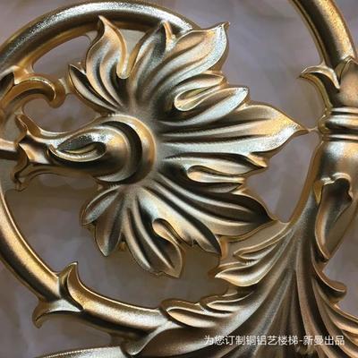 齊齊哈爾銅藝樓梯 浮雕精雕雕刻圖案 純銅樓梯護(hù)欄